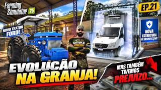 🚜 NOVO TRATOR FORD na Granja! 😍 Melhoramos a Estrutura… Mas um INVESTIMENTO DEU PREJUÍZO! 😱  FS25