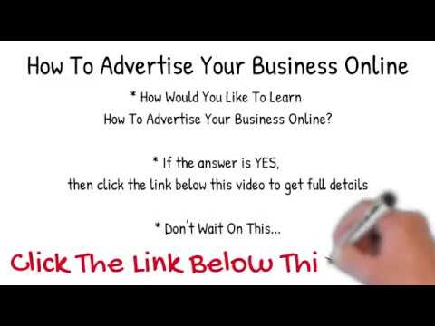 How To Advertise Your Business Online - YouTube