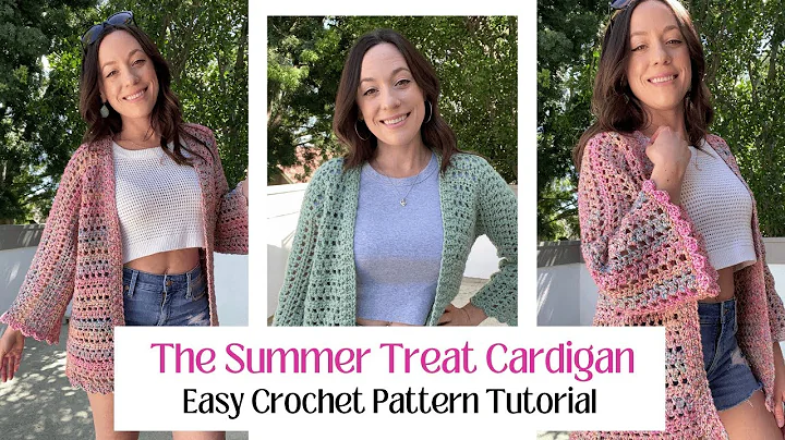 The Summer Treat Cardigan Crochet Pattern Tutorial
