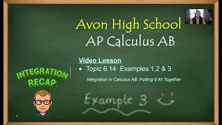 Avon High School - AP Calculus AB - Topic 6.14 - Example 3