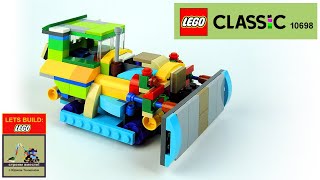 LEGO 10698 MOC 🚜 Tractor Dozer Komatsu. How to build LEGO Classic 💰 Save Money & Space with Lego 🌟👍 screenshot 4