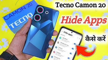 How to hide apps in Tecno camon 20 /Tecno camon 20 app hide/app hide setting