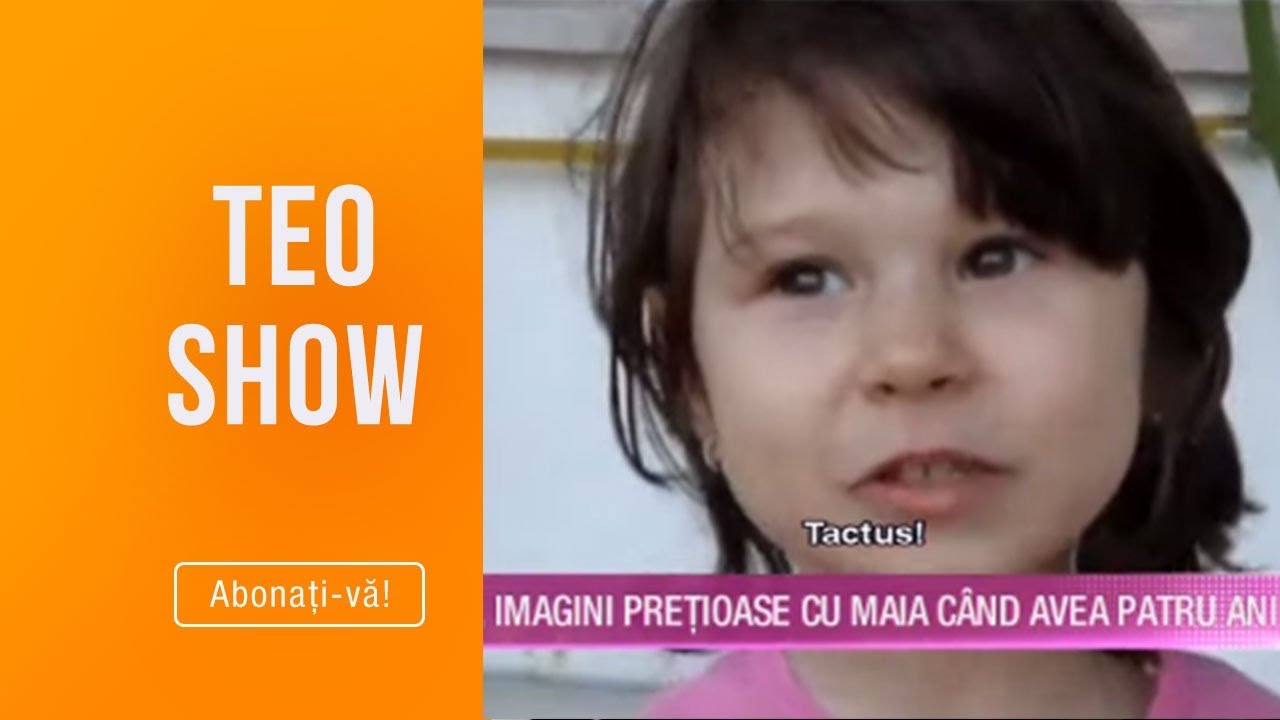 Teo Show Teo Imagini Pretioase Cu Maia De Cand Avea Patru Ani