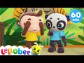 Peakaboo Song With Panda and Monkey + More Nursery Rhymes & Kids Songs - Little Baby Bum
