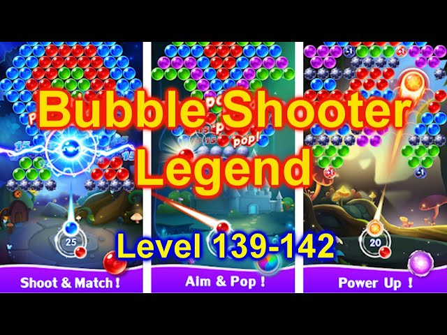 Bubble Shooter Legend Fun Game On Cell Phone 