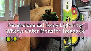 Recensione del Tomy Lightning Wheels Gator Monster Treads John Deere Ruote Illuminate, Singolo, Mult