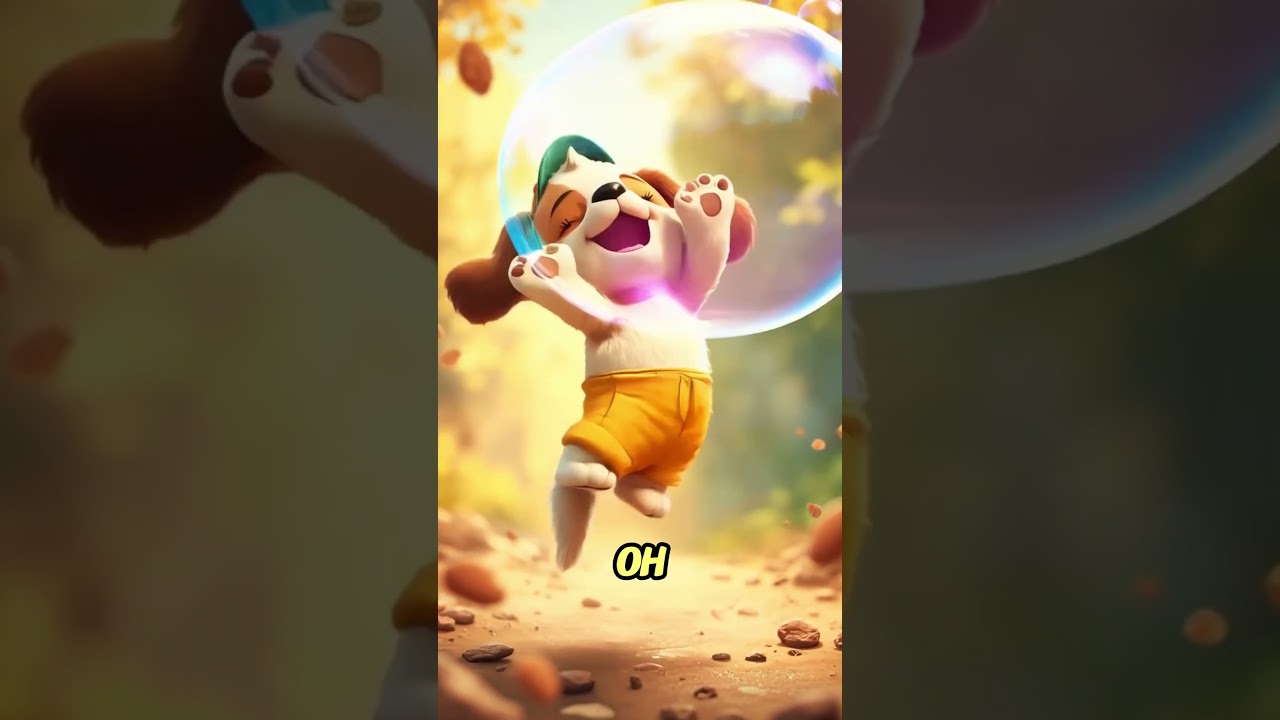 Funny Cartoon Dog Video | Our Silly Pup is Happy 