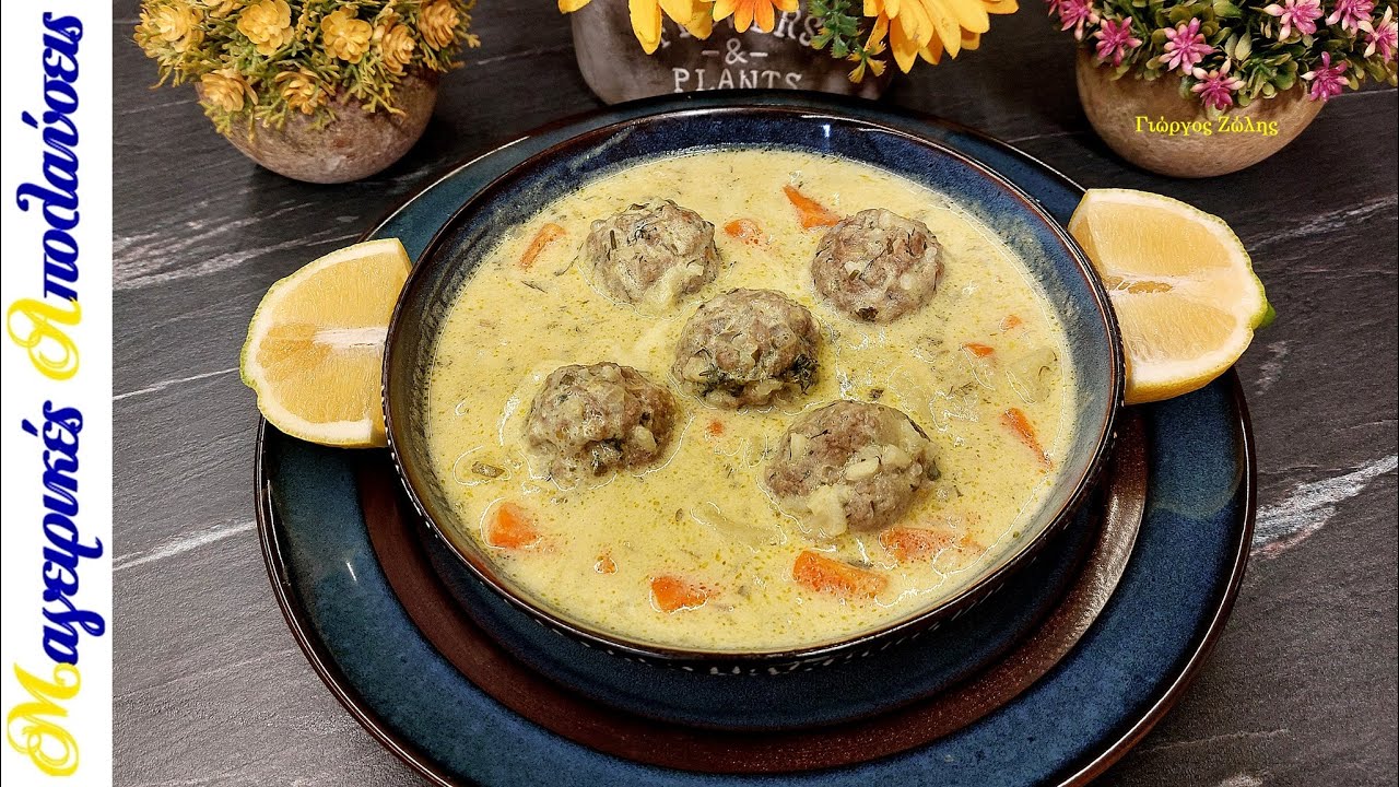 🍋 Γιουβαρλάκια Αυγολέμονο όπως της Μαμάς – Αφράτα, Λεμονάτα & Σκέτη Θαλπωρή!