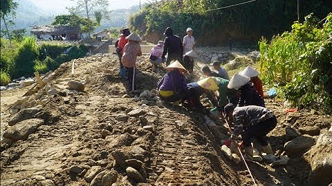 Cầu Khe Trang (T123) công tác chuẩn bị đã xong chờ thời khắc lao Dầm- kè nhanh đá rãnh thoát nước