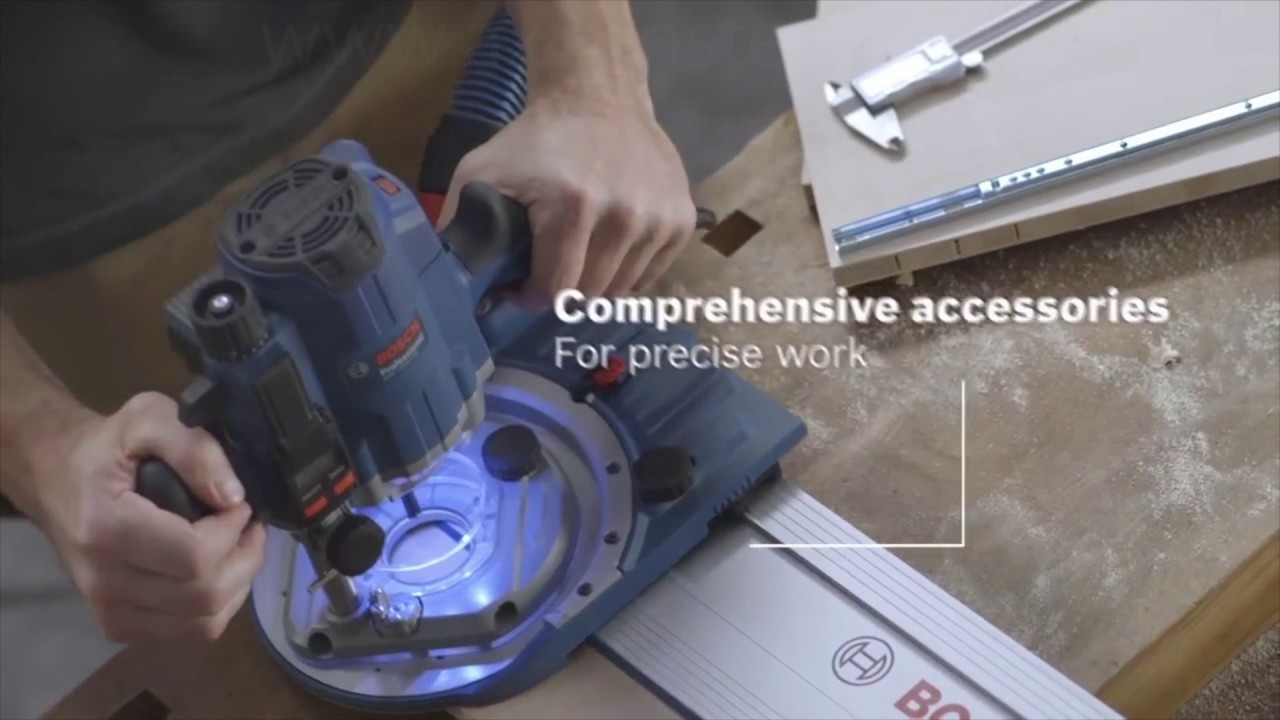 Bosch GOF 1250 Professional Router - Product - YouTube Overview