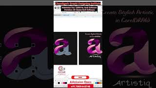 How to apply glitter effect #coreldraw #shortsvideos #shorts #viral #cgdiinstitute #tutorial #logo