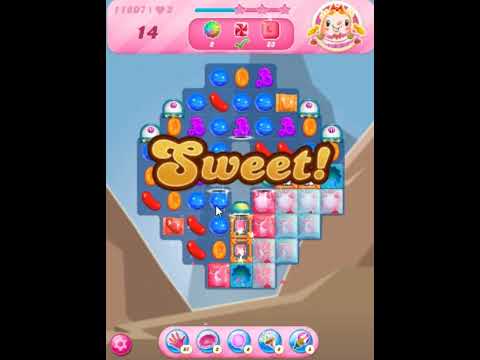 Candy Crush Saga Level 11807 - 3 Stars, 11 Moves Completed, No Boosters