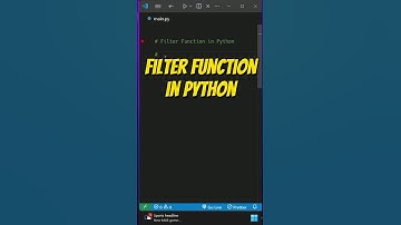 filter() in Python Explained #shorts #programming #coding #python #codingbat #correctcoding