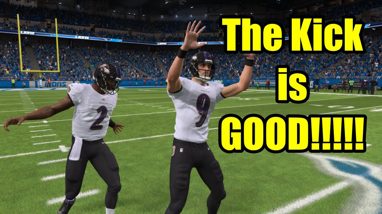 Madden 22 -Flashback Highlights -Justin Tucker 66 yard game winning field goal.