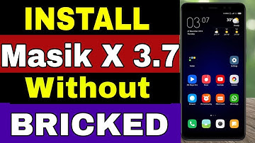 INSTALL MASIK X 3.7 WITHOUT ANY ERROR/BRICKED || Note 5 Pro