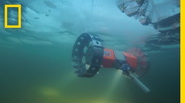 Testing a Space Rover Under Alaskan Ice