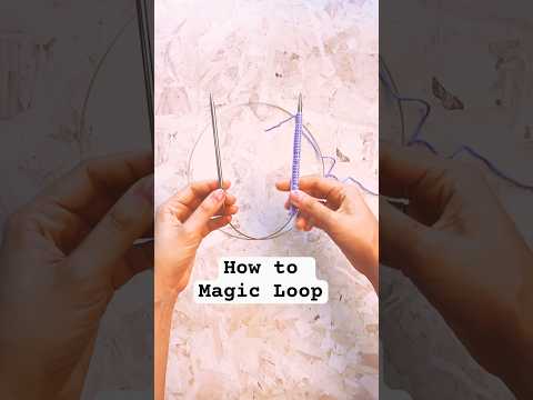 How to Magic Loop and get rid of your DPNs knitting
