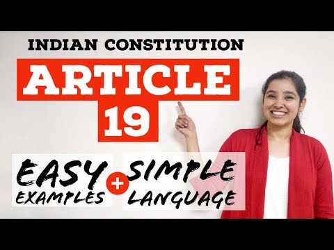 Article 19 Of Indian Constitution | In Hindi