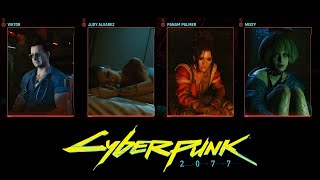 Viktor, Judy, Panam and Misty React to V's Suicide Ending - Cyberpunk 2077