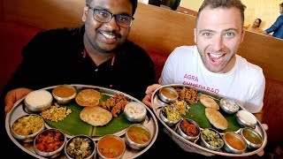 AUTHENTIC Southern Indian THALI at Taj Mahal Restaurant | Hyderabad, India