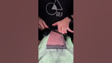 Mini ice cream cone, sharpness test! #fyp #knife #knifesharpening #ray #knifesharpener #rui #knives