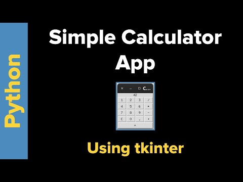 Simple Calculator App Tutorial in Python for Beginners - YouTube