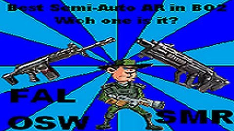 BO2 Tips & Tricks - FAL OSW vs. SMR BEST Semi-Auto Assault Rifle (Black Ops 2)