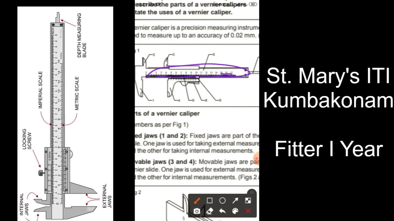 Vernier Caliper in Tamil YouTube