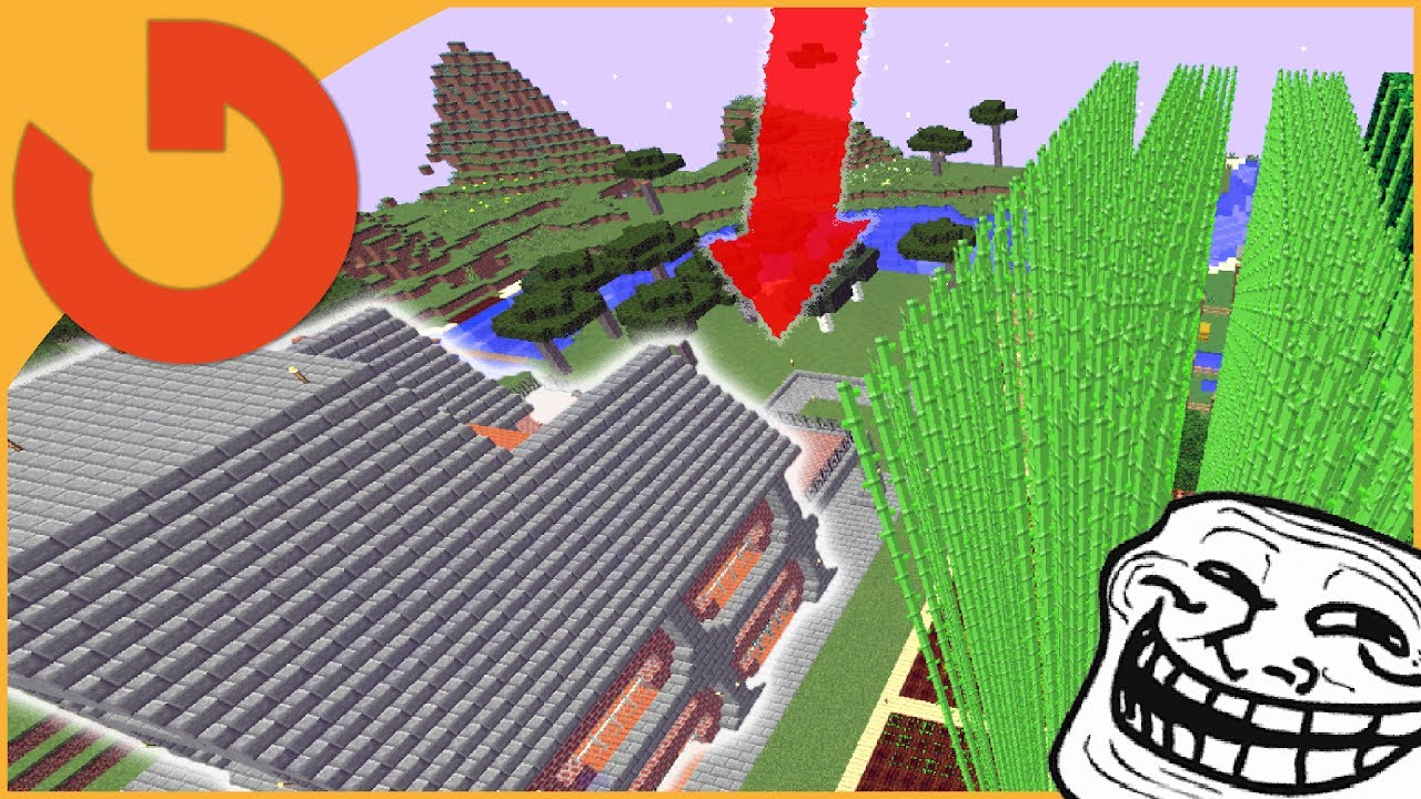SLOWLY SPINNING PLAYERS HOUSE UNTIL THEY NOTICE! (Minecraft Trolling) - YouTube