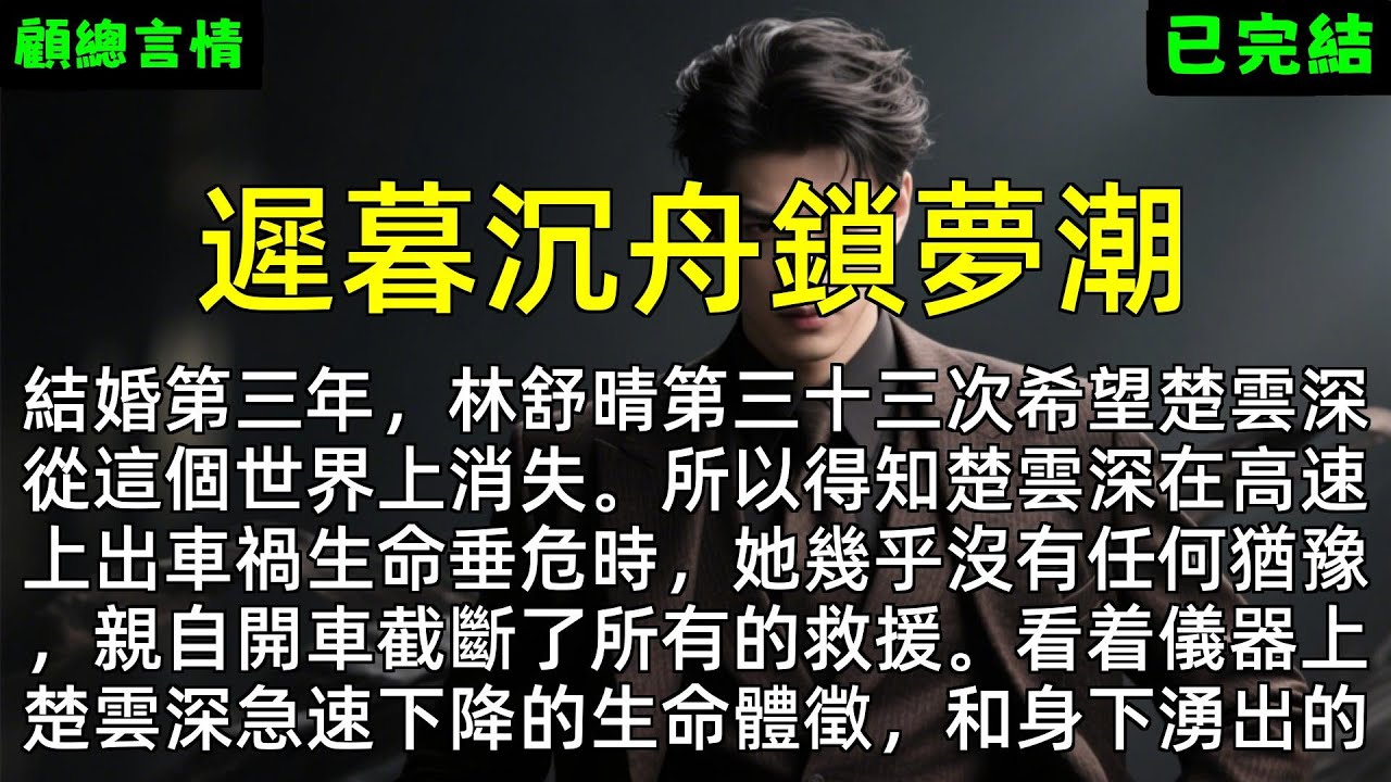 《遲暮沉舟鎖夢潮》林舒晴楚雲深 #一口气看完 #小说 #完结文#言情#现代