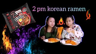 Review of 2 Pm Korean ramen noodles || Ray & Bee