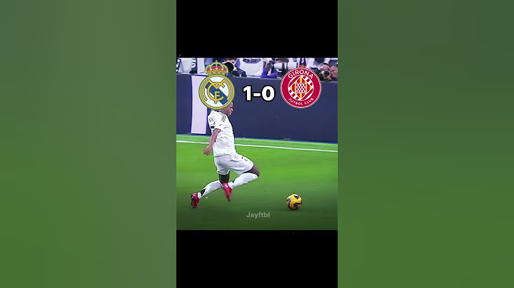 Real Madrid Win Against Girona Today #football #soccer #realmadrid #viralshort