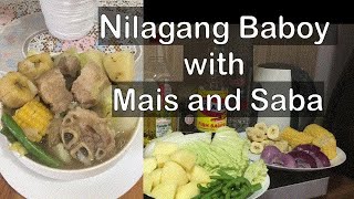 NILAGANG BABOY with MAIS and SABA | CRAVING FILIPINO FOOD | adam&eve