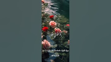 سورة التوبة { فَقَدْ نَصرَهُ اللَّهُ إِذْ أَخْرَجهُ الَّذِينَ كَفَرُوا } ( ٤٠ ) للقارئ: #أحمد_نعينع