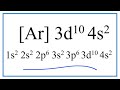 Electron Configuration and Periodic Table Concepts