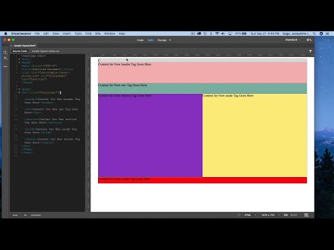 Wideo: Jak Wstawić Szablon Do Programu Dreamweaver