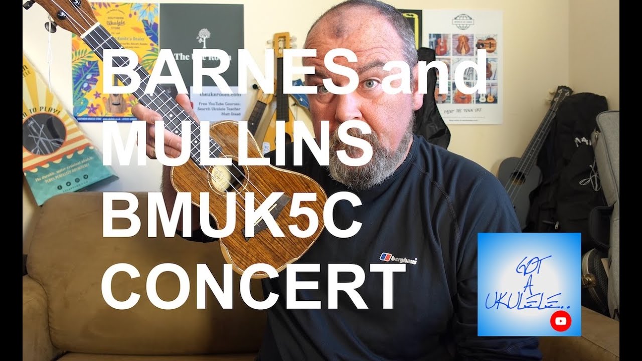 Got A Ukulele Reviews - Barnes and Mullins BMUK5C Walnut Concert - 4K