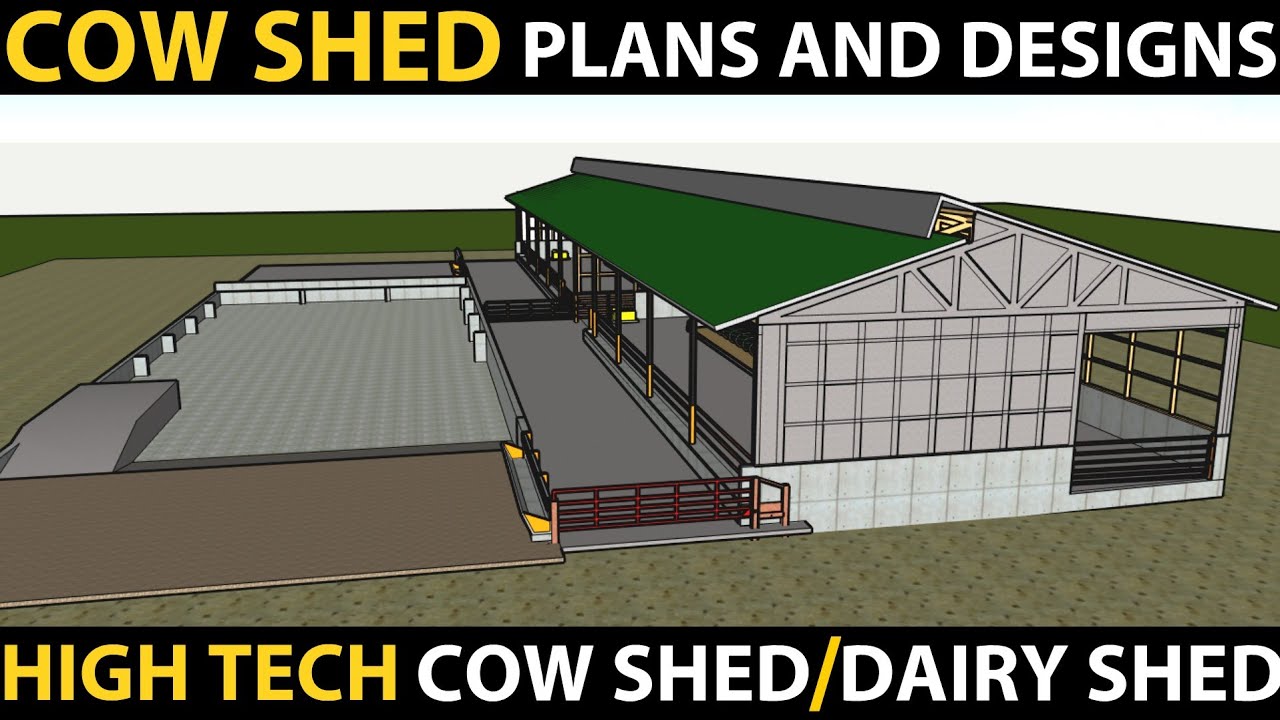 Cow Shed Plans And Designs | Dairy Farm Business | Cattle Shed Design ...