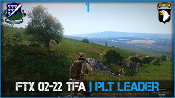 FTX 02-22 TFA Part 1 | Platoon Leader | 506th IR ArmA 3
