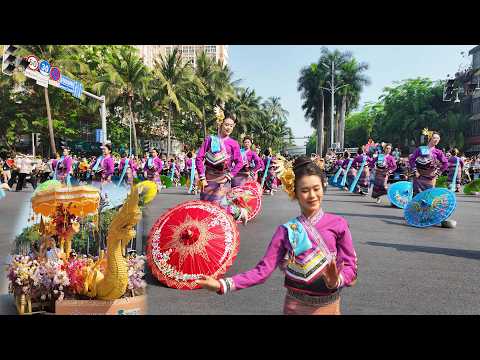 新鮮出爐2026年4月14日傣族新年西雙版納潑水節多民族盛大遊演太震撼了阿樹Atlas