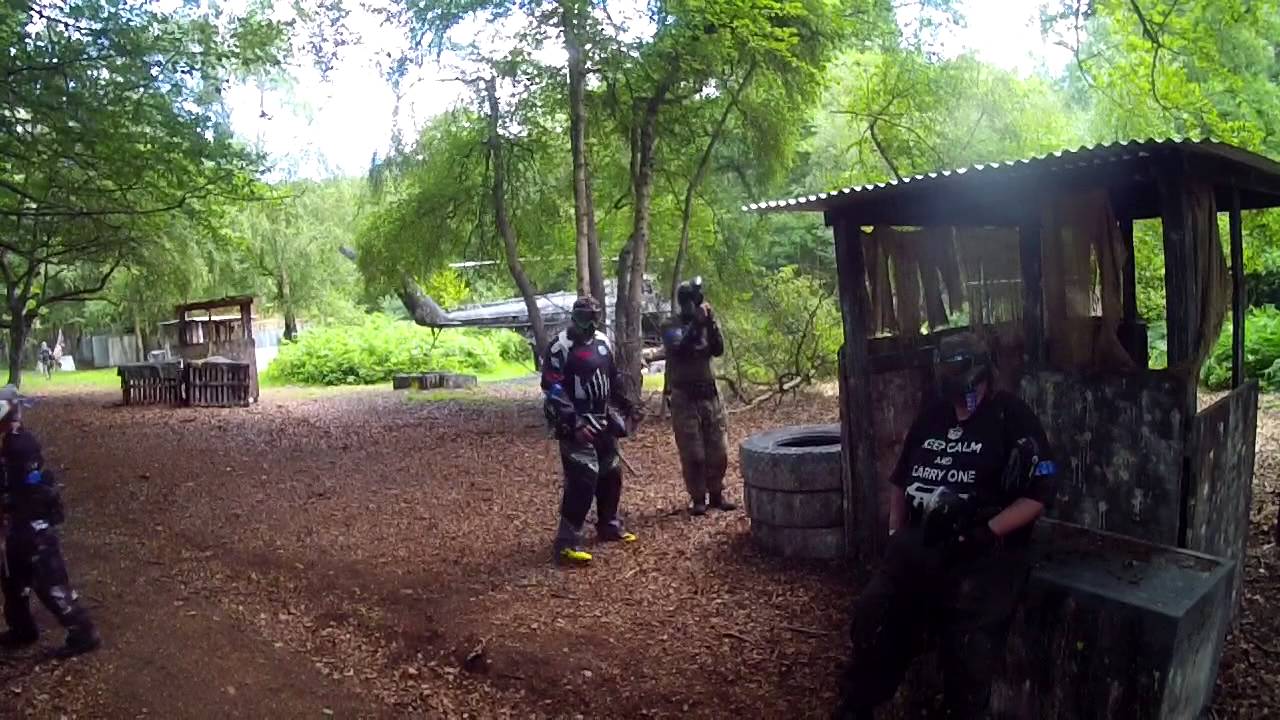 silencer on paintball gun scottish warriors YouTube