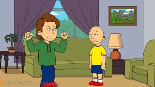 Caillou Sneaks To Chuck E Cheese and gets Grounded THE LONGEST TIME EVER