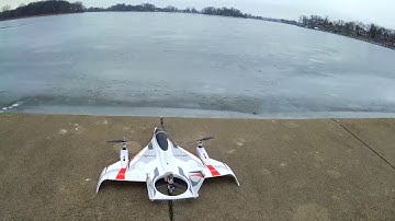 2nd Flight of the E-Flite Convergence,  On The Lake With the Crash Test Boyz