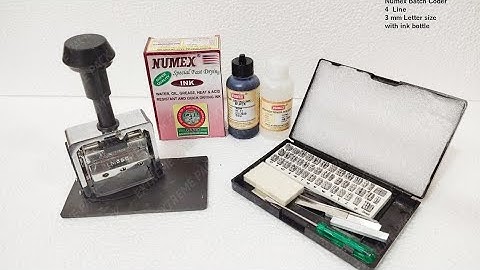 Manual Coding Machine !! Mrp Printing Machine