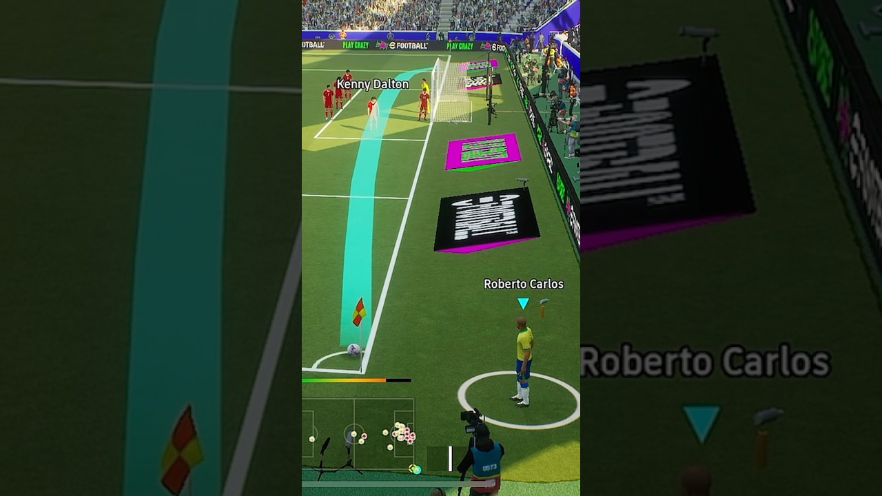 Roberto Carlos + Corner kick Technique 💀| 