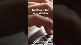 To Close A Tab Or A Window #eclipse #sts #keyboardshortcuts #worksmarter #productivitytips