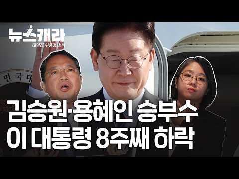 이재명 대통령 서울 지지율, 대구·경북보다 낮다 | 9월 7일(월) #뉴스캐라