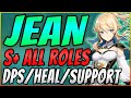 Jean Character Guide | EVERY BUILD WORKS: DPS / Healer / Support | Ultimate Hybrid | Genshin Impact