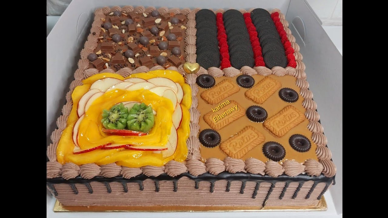 تورتة للمناسبات الكبيرة✅️بدون قالب💥من الصاج و نعمل أحلى تورتة الكل حيشهد بيها شكل وطعم💯😋