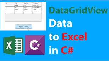 Export DataGridView Data to Excel in C#